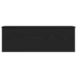 Casa si Gradina - Mobilier - Organizare si depozitare - Cutii depozitare - Cutie de depozitare  Neagra cu aspect de stejar 102x35x35 cm din lemn prelucrat - Infinity.ro