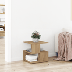 Casa si Gradina - Mobilier - Mese si birouri - Mese living - Masa laterala  Artisan din stejar 40x40x40 cm, lemn prelucrat - Infinity.ro