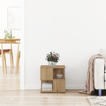 Casa si Gradina - Mobilier - Mese si birouri - Mese living - Masa laterala  Artisan din stejar 40x40x40 cm, lemn prelucrat - Infinity.ro