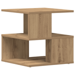 Casa si Gradina - Mobilier - Mese si birouri - Mese living - Masa laterala  Artisan din stejar 40x40x40 cm, lemn prelucrat - Infinity.ro
