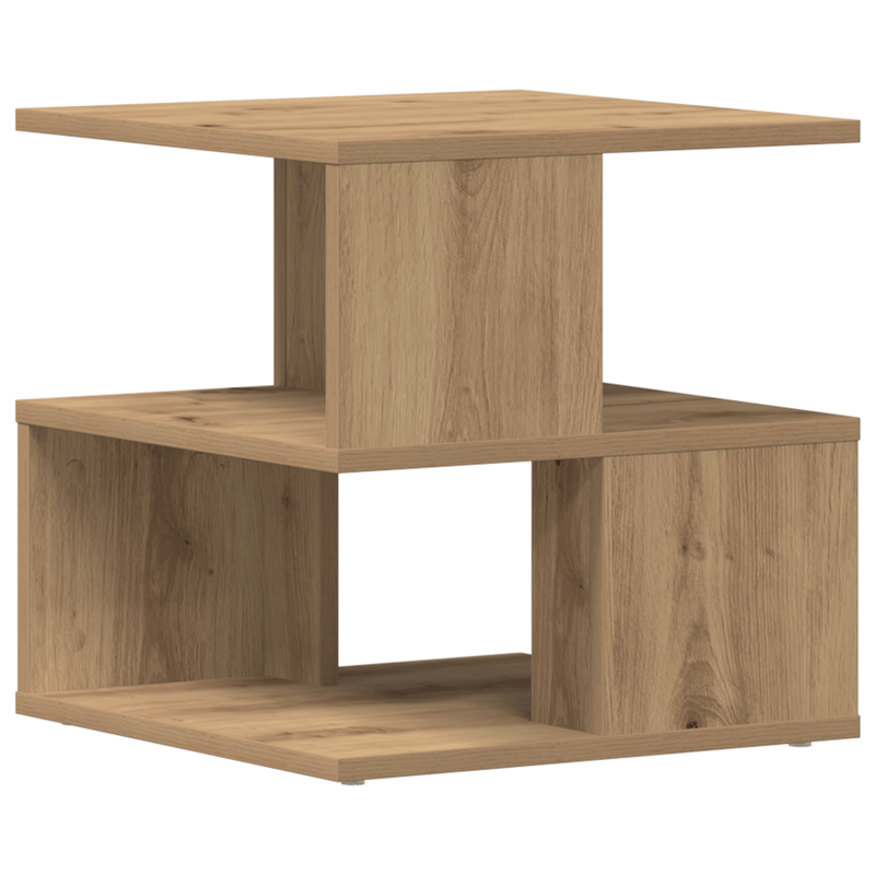 Casa si Gradina - Mobilier - Mese si birouri - Mese living - Masa laterala  Artisan din stejar 40x40x40 cm, lemn prelucrat - Infinity.ro