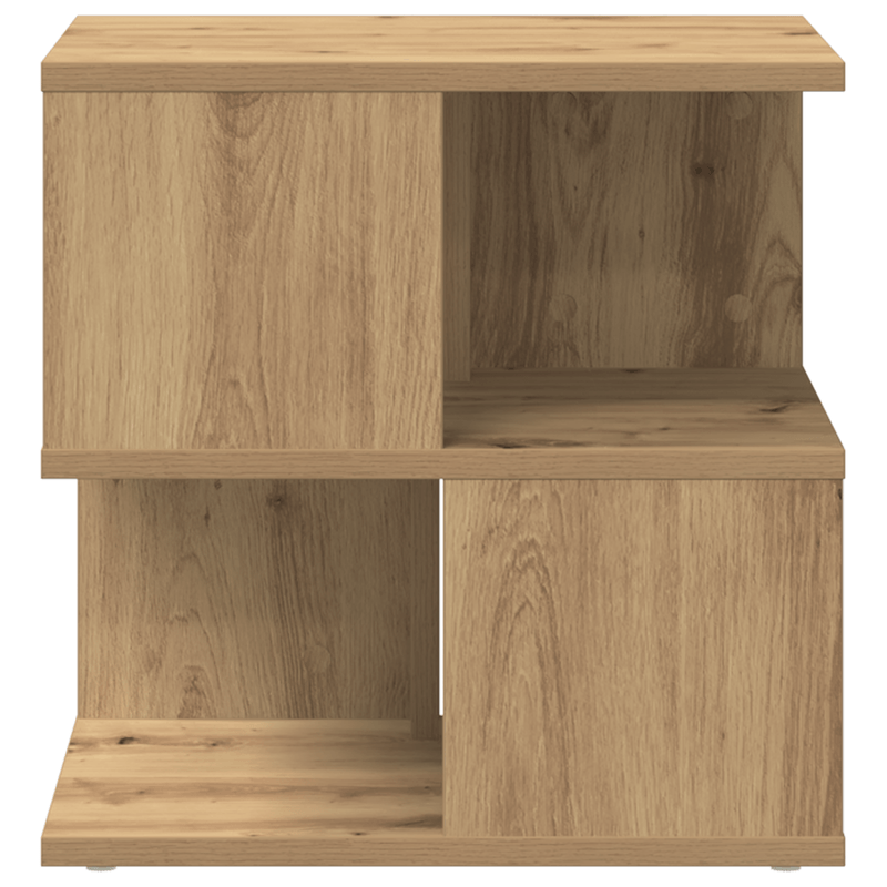 Casa si Gradina - Mobilier - Mese si birouri - Mese living - Masa laterala  Artisan din stejar 40x40x40 cm, lemn prelucrat - Infinity.ro