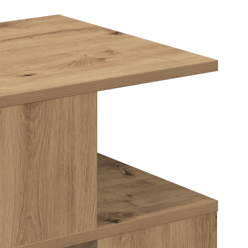 Casa si Gradina - Mobilier - Mese si birouri - Mese living - Masa laterala  Artisan din stejar 40x40x40 cm, lemn prelucrat - Infinity.ro