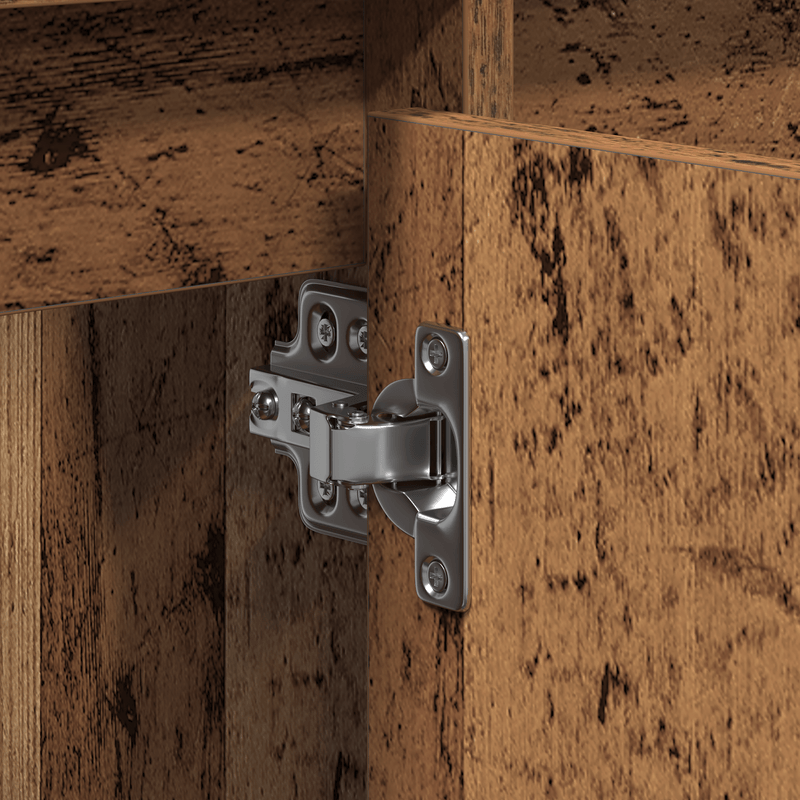 Casa si Gradina - Mobilier - Seturi de mobilier - Seturi baie - Dulap pentru chiuveta Lemn vechi 91x35x60 cm Lemn prelucrat - Infinity.ro