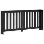 Casa si Gradina - Termice - Calorifere si accesorii - Accesorii calorifere - Protectie Radiator Negru Stejar 175x20x82 cm Lemn Ingineresc - Infinity.ro