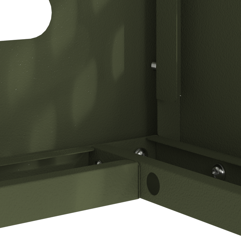 Casa si Gradina - Termice - Calorifere si accesorii - Accesorii calorifere - Husa aer conditionat, oliv, 110x50x80 cm, otel - Infinity.ro