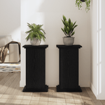Casa si Gradina - Gradinarit si plante - Plante si ghivece - Ghivece si suporturi - Suport pentru plante Stejar Negru 33x33x60 cm Lemn Stratificat - Infinity.ro