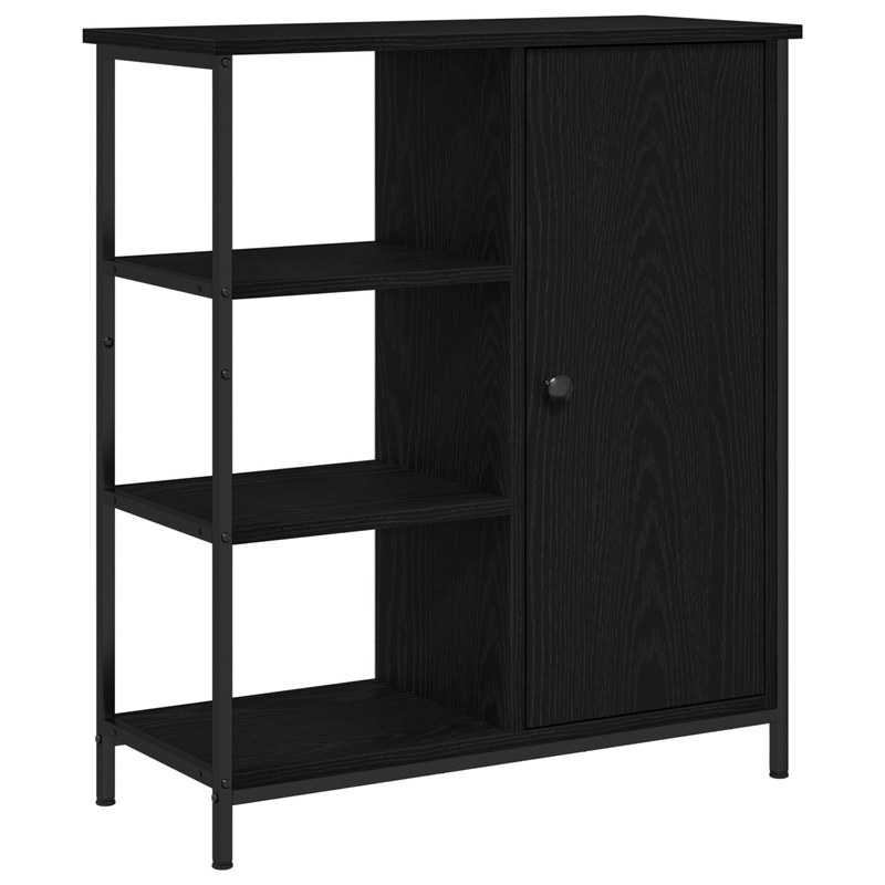 Casa si Gradina - Mobilier - Comode si corpuri - Comode - Bufet Negru Stejar 70x30x80 cm Lemn prelucrat - Infinity.ro