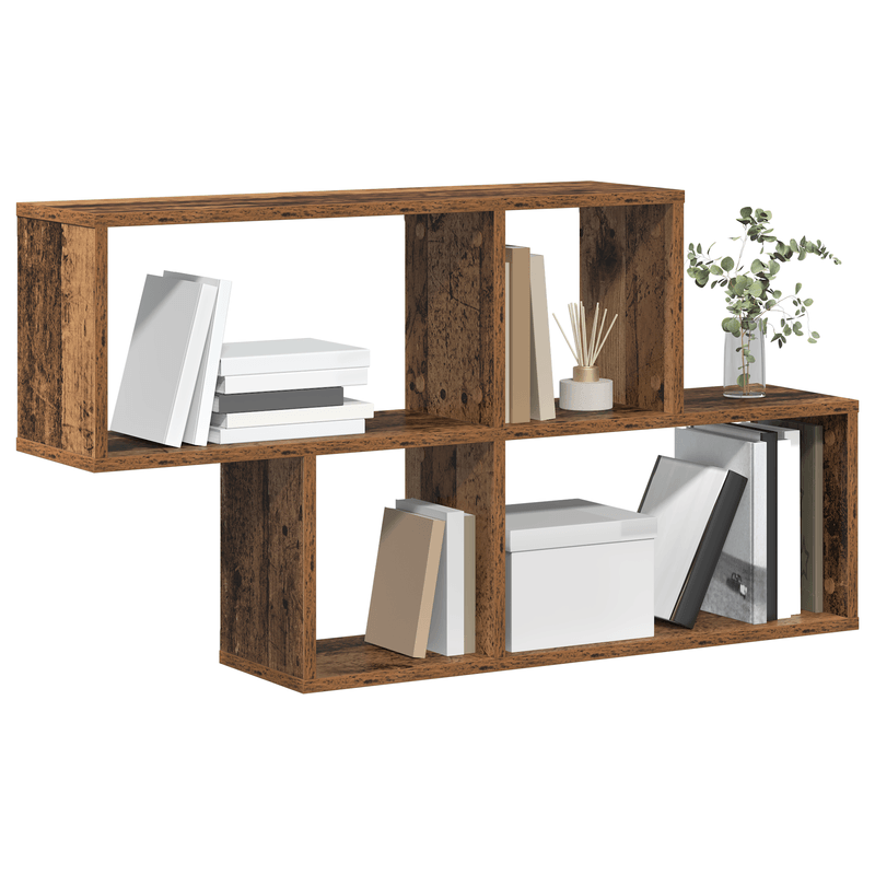 Casa si Gradina - Mobilier - Biblioteci si rafturi - Rafturi - Raft pentru Perete Lemn Vechi 100x20x53 cm Lemn Prelucrat - Infinity.ro