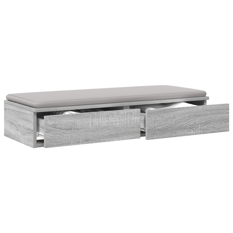 Casa si Gradina - Mobilier - Paturi si accesorii - Accesorii paturi - Sertare de pat, gri sonoma, 100x36,5x16,5 cm lemn prelucrat - Infinity.ro