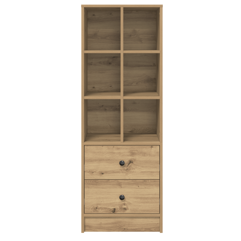 Casa si Gradina - Mobilier - Comode si corpuri - Comode - Unitate de Rafturi din Stejar Artizanal Lemn prelucrat Medie Modern - Infinity.ro