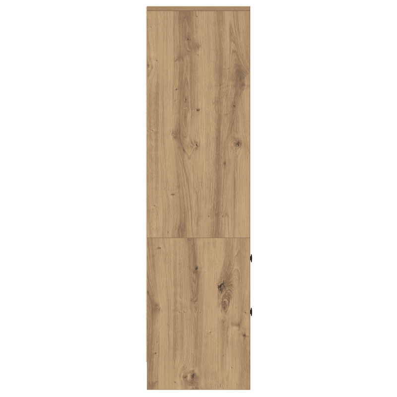 Casa si Gradina - Mobilier - Comode si corpuri - Comode - Unitate de Rafturi din Stejar Artizanal Lemn prelucrat Medie Modern - Infinity.ro