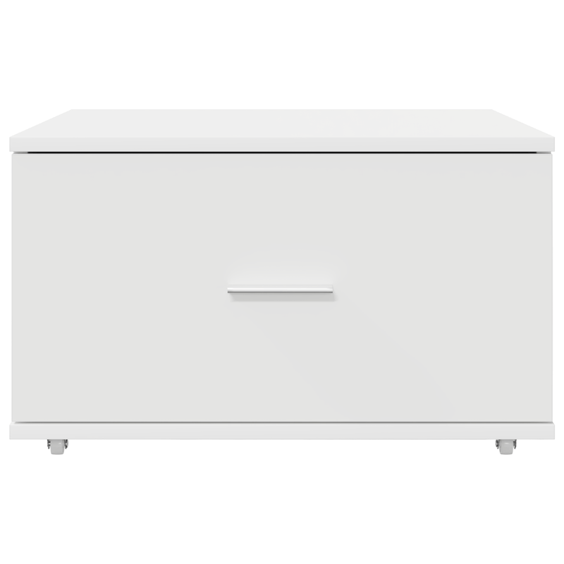 Casa si Gradina - Mobilier - Comode si corpuri - Comode - Cabinet cu Sertare cu Roti Alb 55x45x33.5 cm Lemn Combinat - Infinity.ro