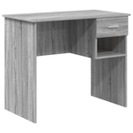 Casa si Gradina - Mobilier - Mese si birouri - Birouri - Birou cu stocare Gri Sonoma 90x49.5x75 cm Lemn prelucrat - Infinity.ro