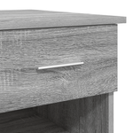 Casa si Gradina - Mobilier - Mese si birouri - Birouri - Birou cu stocare Gri Sonoma 90x49.5x75 cm Lemn prelucrat - Infinity.ro