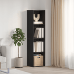 Casa si Gradina - Mobilier - Biblioteci si rafturi - Biblioteci - Biblioteca/Dulap TV, stejar negru, 36x30x143 cm - Infinity.ro