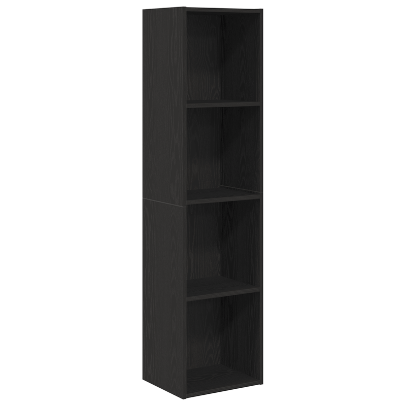 Casa si Gradina - Mobilier - Biblioteci si rafturi - Biblioteci - Biblioteca/Dulap TV, stejar negru, 36x30x143 cm - Infinity.ro