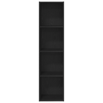 Casa si Gradina - Mobilier - Biblioteci si rafturi - Biblioteci - Biblioteca/Dulap TV, stejar negru, 36x30x143 cm - Infinity.ro