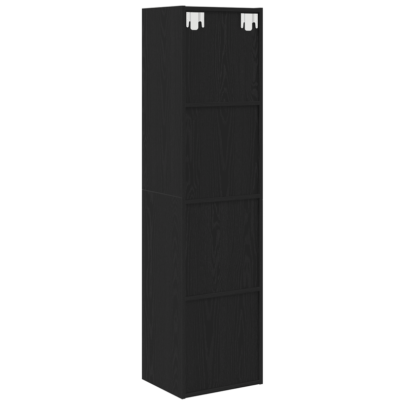 Casa si Gradina - Mobilier - Biblioteci si rafturi - Biblioteci - Biblioteca/Dulap TV, stejar negru, 36x30x143 cm - Infinity.ro
