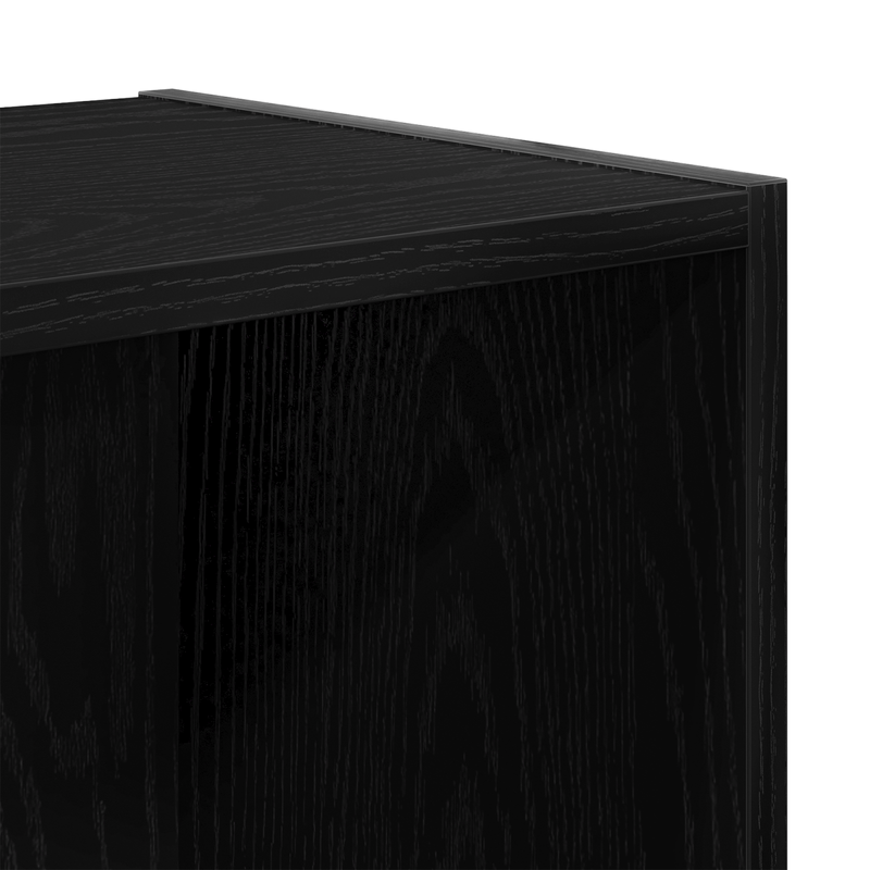 Casa si Gradina - Mobilier - Biblioteci si rafturi - Biblioteci - Biblioteca/Dulap TV, stejar negru, 36x30x143 cm - Infinity.ro