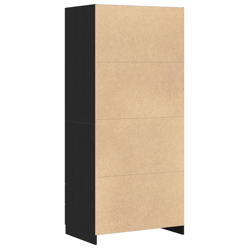 Casa si Gradina - Mobilier - Dulapuri si sifoniere - Dulapuri - Dulap Negru din Stejar  80x52x180 cm din Lemn Compozit - Infinity.ro