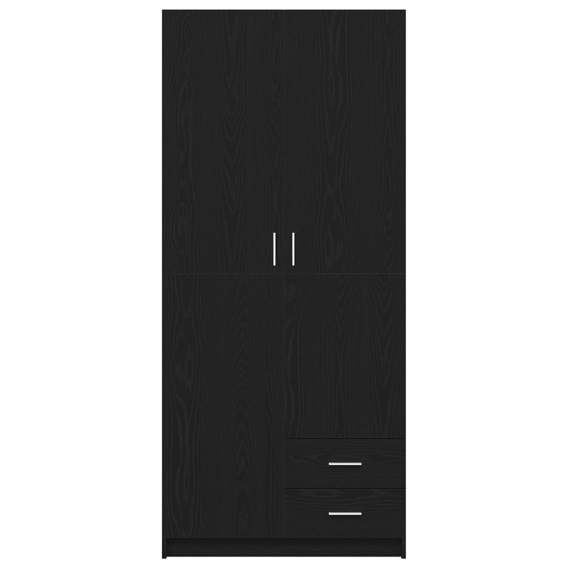 Casa si Gradina - Mobilier - Dulapuri si sifoniere - Dulapuri - Dulap Negru din Stejar  80x52x180 cm din Lemn Compozit - Infinity.ro