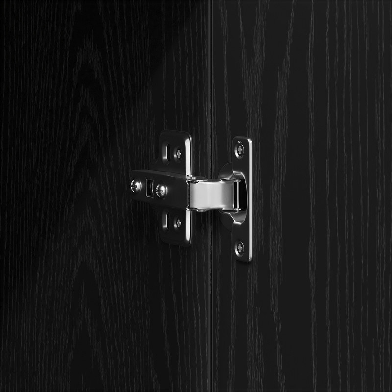 Casa si Gradina - Mobilier - Dulapuri si sifoniere - Dulapuri - Dulap Negru din Stejar  80x52x180 cm din Lemn Compozit - Infinity.ro