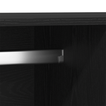 Casa si Gradina - Mobilier - Dulapuri si sifoniere - Dulapuri - Dulap Negru din Stejar  80x52x180 cm din Lemn Compozit - Infinity.ro