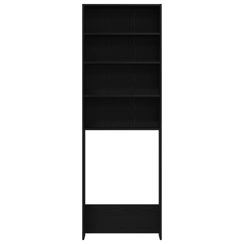 Electronice si Electrocasnice - Masini de spalat vase - Accesorii masini de spalat vase - Dulap pentru masina de spalat, stejar negru, 64x24x190 cm, lemn - Infinity.ro