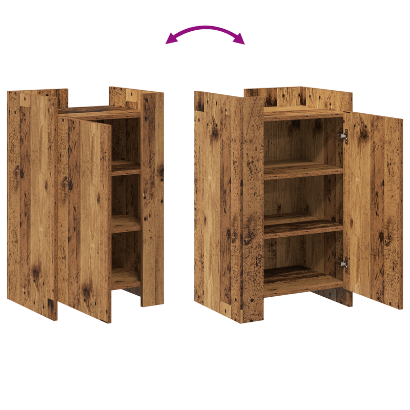 Casa si Gradina - Mobilier - Comode si corpuri - Comode - Bufet din Lemn Vechi 45x35x75 cm Lemn Compozit - Infinity.ro
