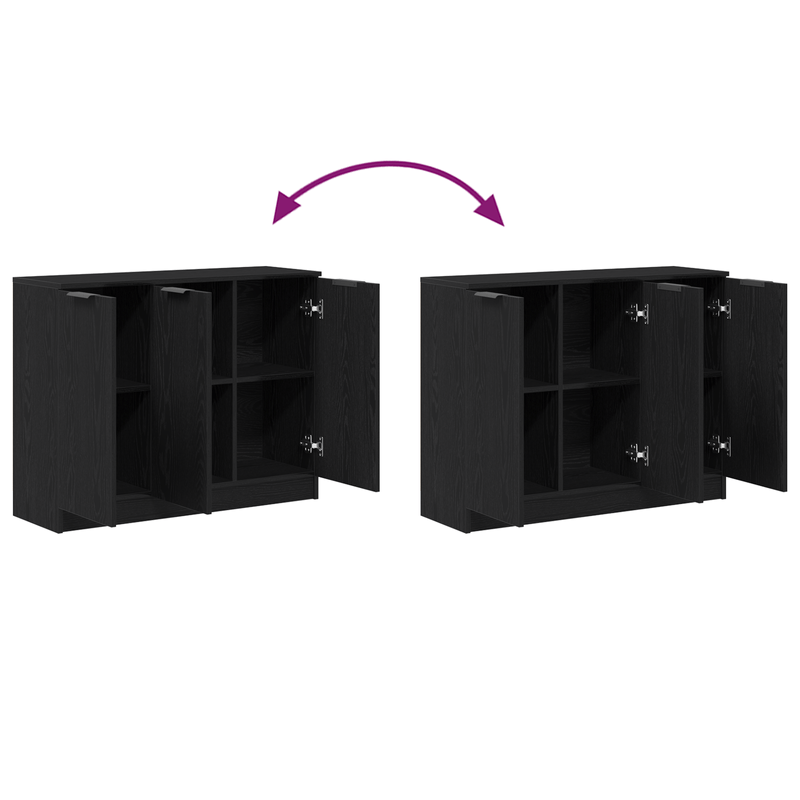 Casa si Gradina - Mobilier - Comode si corpuri - Comode - Dulap, stejar negru, 90,5x30x70 cm, lemn prelucrat - Infinity.ro