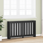 Casa si Gradina - Termice - Calorifere si accesorii - Accesorii calorifere - Imbracaminte Radiatoare Stejar Negru 149x20x82 cm Lemn Ingineresc - Infinity.ro