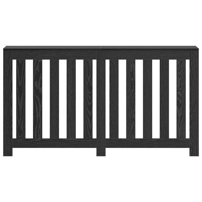 Casa si Gradina - Termice - Calorifere si accesorii - Accesorii calorifere - Imbracaminte Radiatoare Stejar Negru 149x20x82 cm Lemn Ingineresc - Infinity.ro