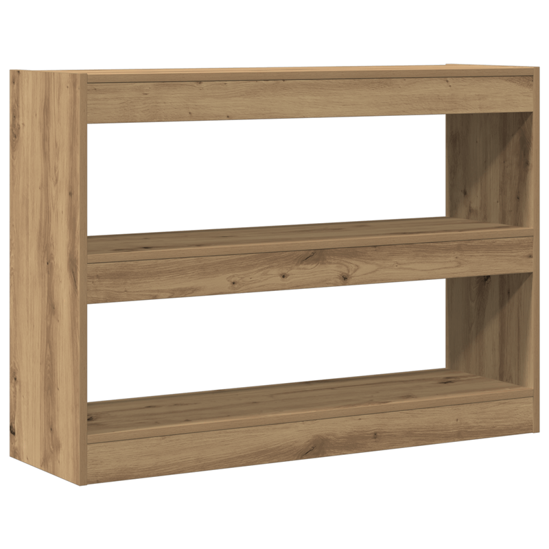Casa si Gradina - Mobilier - Biblioteci si rafturi - Biblioteci - Raft/Bariere de Camera - Stejar Artisan - 100x30x72 cm - Fabricat din Lemn Prelucrat - Infinity.ro