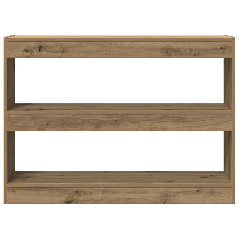 Casa si Gradina - Mobilier - Biblioteci si rafturi - Biblioteci - Raft/Bariere de Camera - Stejar Artisan - 100x30x72 cm - Fabricat din Lemn Prelucrat - Infinity.ro