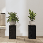 Casa si Gradina - Gradinarit si plante - Plante si ghivece - Ghivece si suporturi - Suport din Stejar Negru Set de 2 Stejar negru Lemn - Infinity.ro