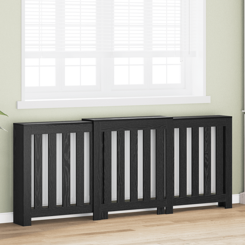 Casa si Gradina - Termice - Calorifere si accesorii - Accesorii calorifere - Incarcator radiator Stejar Negru 205x21.5x83.5 cm Lemn tehnic - Infinity.ro