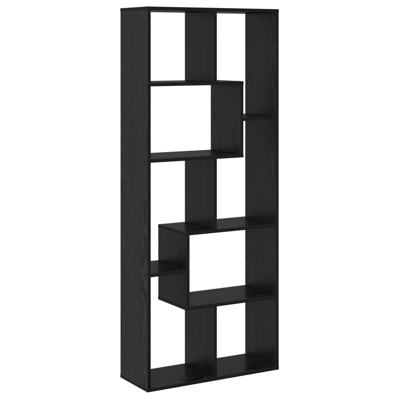 Casa si Gradina - Mobilier - Biblioteci si rafturi - Biblioteci - Biblioteca separator de camera Stejar Negru 67x25x161.5 cm Lemn Prelucrat - Infinity.ro