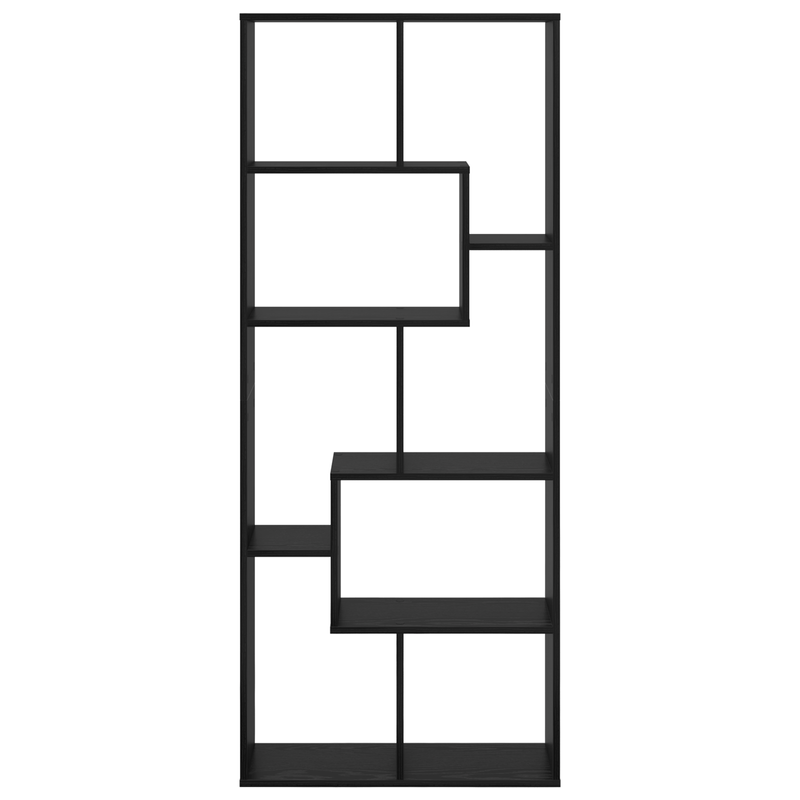 Casa si Gradina - Mobilier - Biblioteci si rafturi - Biblioteci - Biblioteca separator de camera Stejar Negru 67x25x161.5 cm Lemn Prelucrat - Infinity.ro
