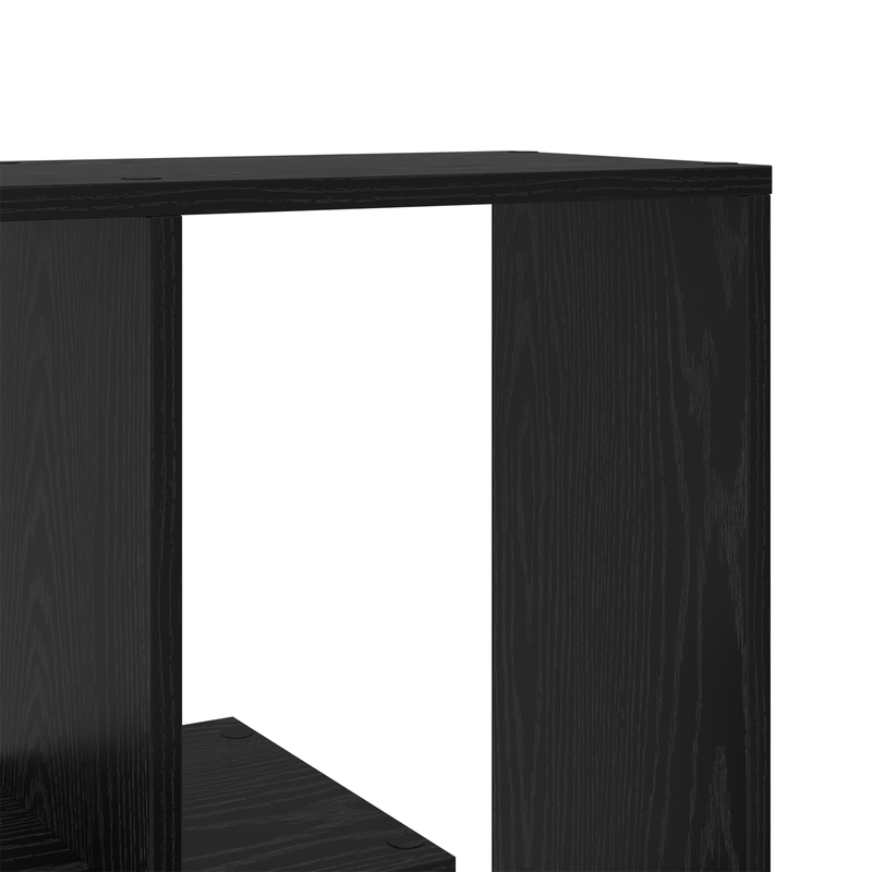 Casa si Gradina - Mobilier - Biblioteci si rafturi - Biblioteci - Biblioteca separator de camera Stejar Negru 67x25x161.5 cm Lemn Prelucrat - Infinity.ro
