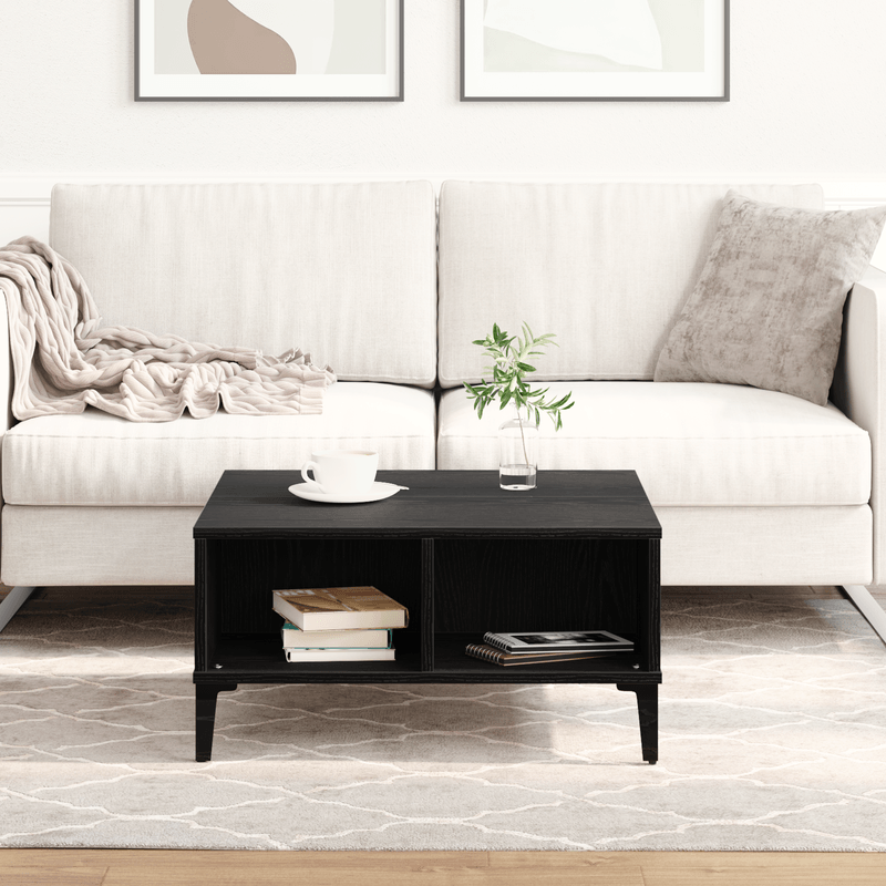 Casa si Gradina - Mobilier - Mese si birouri - Masute de cafea - Masa de cafea, stejar negru, 60x60x30 cm, lemn prelucrat - Infinity.ro