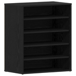 Casa si Gradina - Mobilier - Organizare si depozitare - Organizator incaltaminte - Dulap pentru pantofi  Negru Stejar 60x35x70 cm Lemn - Infinity.ro