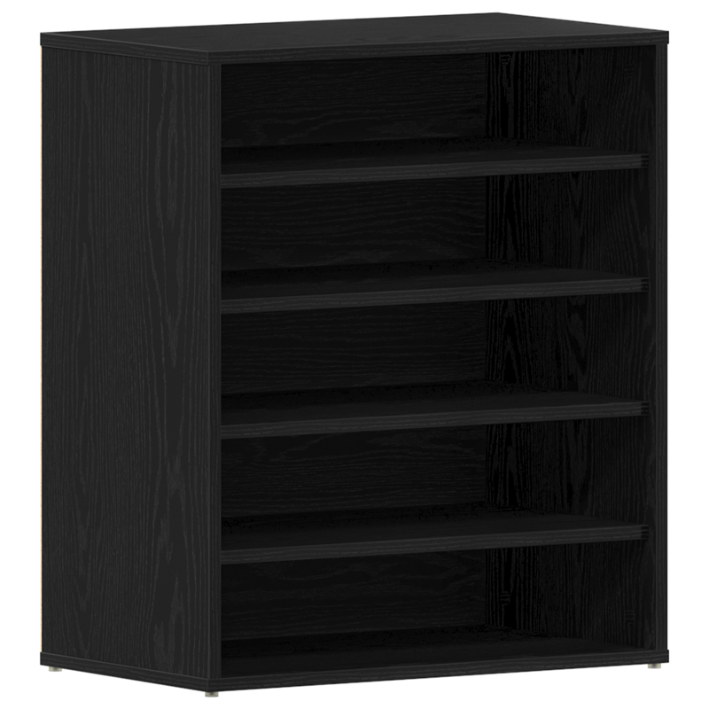 Casa si Gradina - Mobilier - Organizare si depozitare - Organizator incaltaminte - Dulap pentru pantofi  Negru Stejar 60x35x70 cm Lemn - Infinity.ro