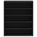 Casa si Gradina - Mobilier - Organizare si depozitare - Organizator incaltaminte - Dulap pentru pantofi  Negru Stejar 60x35x70 cm Lemn - Infinity.ro