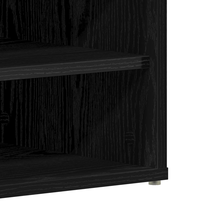 Casa si Gradina - Mobilier - Organizare si depozitare - Organizator incaltaminte - Dulap pentru pantofi  Negru Stejar 60x35x70 cm Lemn - Infinity.ro