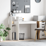 Casa si Gradina - Mobilier - Mese si birouri - Birouri - birou de calculator alb lemn prelucrat compact depozitare - Infinity.ro