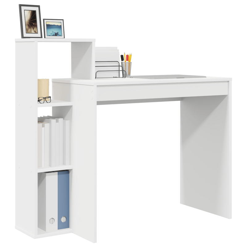 Casa si Gradina - Mobilier - Mese si birouri - Birouri - birou de calculator alb lemn prelucrat compact depozitare - Infinity.ro