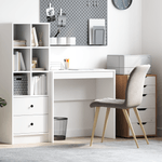 Casa si Gradina - Mobilier - Mese si birouri - Birouri - birou de scris Alb MDF 80 x 40 x 76 cm Simplu Birou compact - Infinity.ro