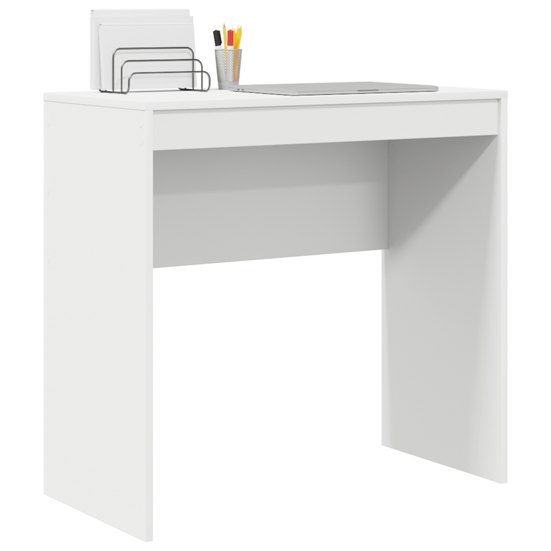 Casa si Gradina - Mobilier - Mese si birouri - Birouri - birou de scris Alb MDF 80 x 40 x 76 cm Simplu Birou compact - Infinity.ro