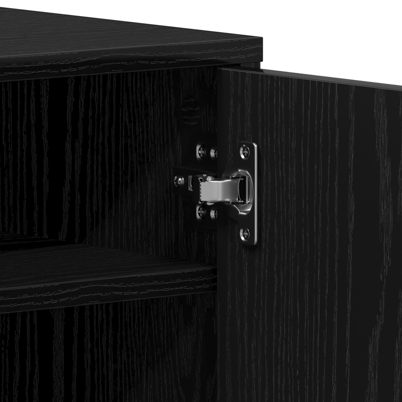 Casa si Gradina - Mobilier - Organizare si depozitare - Organizator incaltaminte - Pantofar, stejar negru, 32x35x92 cm, lemn prelucrat - Infinity.ro